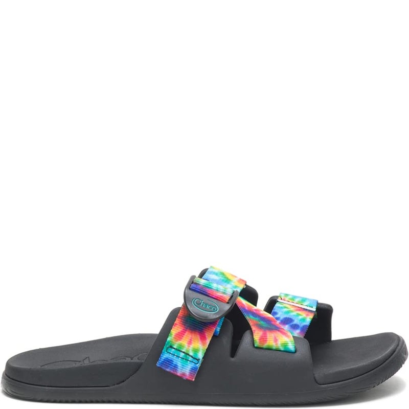 Chaco Women's CHILLOS Slide Sandal, Dark Tie Dye, 8 - Image 1